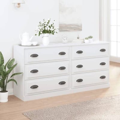 Dressoirs & Buffetkasten - Maison Exclusive - Wit - Technisch Hout - Grote Opbergruimte