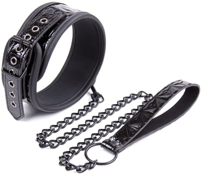 Smart Moves - Collar - Hoogglans Zwart - PU Leer