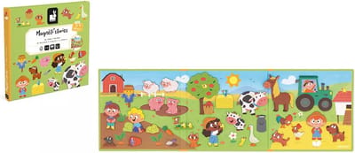 Janod - Magneti Stories - Boerderij – Educatieve magneetset