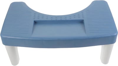 Toilet Kruk - Opstapje Krukje - Comfortabel Toiletteren - Antislip Ontwerp - 40 x 21 x 17 cm - Blauw