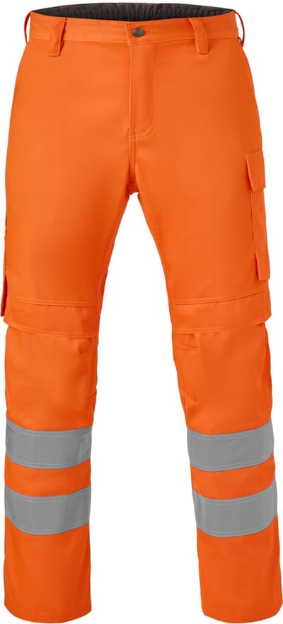HAVEP Werkbroek Kniezak RWS+ 80638 - Fluo Oranje/Charcoal - 48