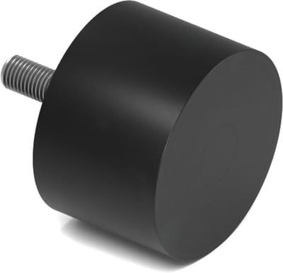 Rubbermagazijn - Trillingsvoet - Type D - 75x50mm - M12 - Set 5 stuks