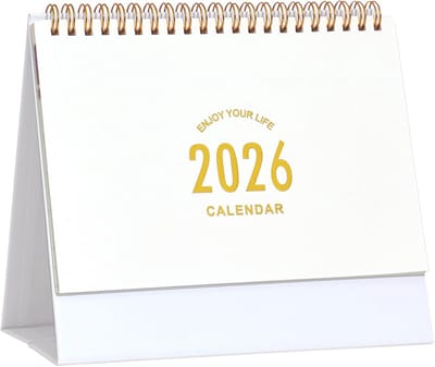 Bureaukalender 2022-2023 - Draagbare Desktopkalender voor Thuiskantoor en School