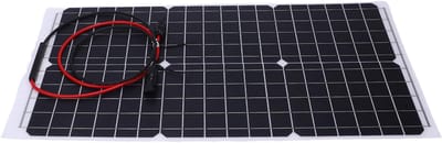 Draagbaar Zonnepaneel - Opvouwbaar Paneel - Buiten Opladen - IP65 Waterdicht - 30W Vermogen - Zwart