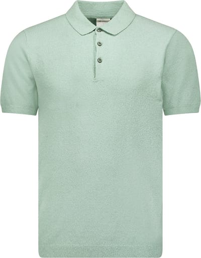 No Excess Mannen Polo Pullover Korte Mouwen Mint M