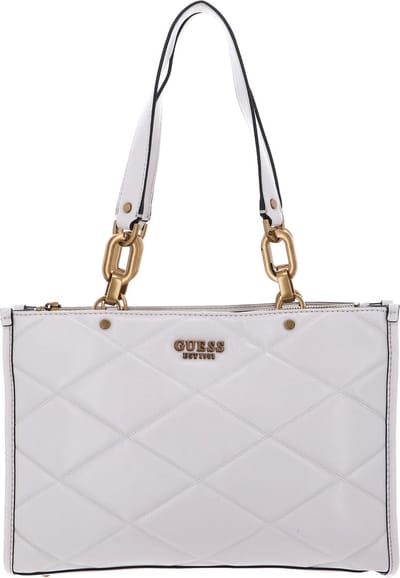 GUESS Schoudertas Cilian Girlfriend Satchel Stone Crème