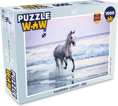 Puzzel Paarden - Lucht - Zee - Legpuzzel - Puzzel 1000 stukjes volwassenen