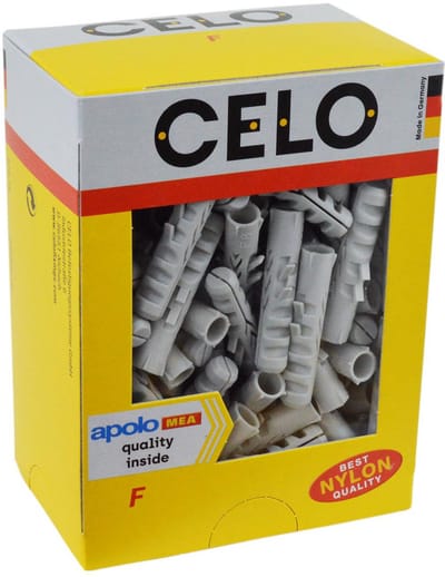 Universele Nylon Pluggen 8 mm - Set van 100 Stuks voor Beton, Steen en Gips