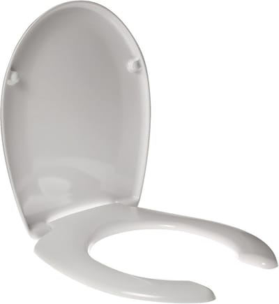 Universele WC-Bril met Soft-Close en RVS Scharnieren - Hittebestendig Wit Zitverkleiner