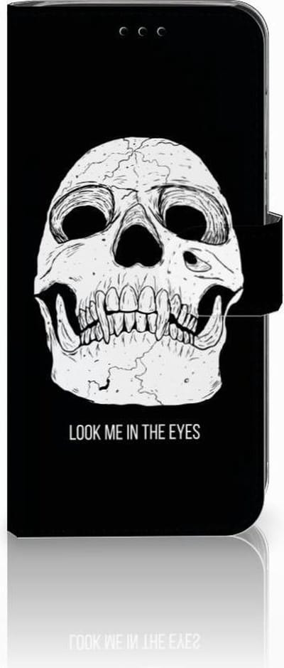 Telefoonhoesje met Naam Huawei P20 Lite Skull Eyes
