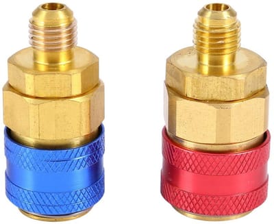 Dailygoods - Pressure Couplers - R134a Adapter - Snelkoppeling - Populaire kleur - Koelsysteem - Voor auto airconditioning - Adapter plug