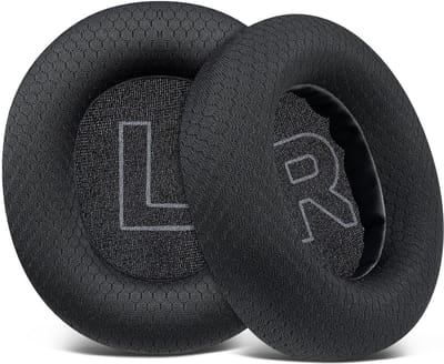 Dailygoods - SOULWIT Mesh oorkussens voor Steelseries Arctis Nova Pro Wired, Nova 1/1X/1P/3/3P/3X/4/4P/4X/5/5P/5X/7/7X/7P hoofdtelefoons, earpads cushions met geluidsisolerend schuim - Wit