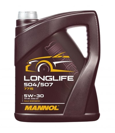 Mannol Longlife | 5W30 | Vol synthetische Motorolie | 504/507 |