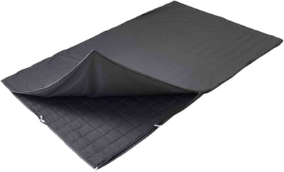 Tuckzy CoolTouch - Hoes Verzwaringsdeken - Katoen - 3-zijden Rits - 140×200 cm - Donkergrijs