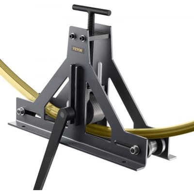VEVOR Buigpers voor stalen buizen, 180 mm, 170 mm, 200 mm, 220 mm, minimale radius, hoekbuigmachine met een minimale diameter van 450 mm, 500 mm, 550 mm, 600 mm, handmatige pijpenbuigerset
