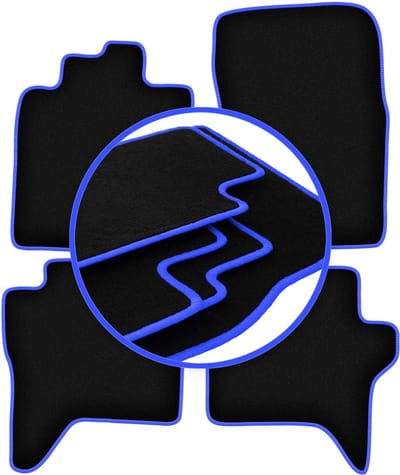 CARLUX-BLUE automatten voor: Mitsubishi Pajero IV lang (2006-2018)