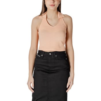 Blouse Calvin Klein Jeans HALTERNECK POLO COLLAR TOP J20J225320