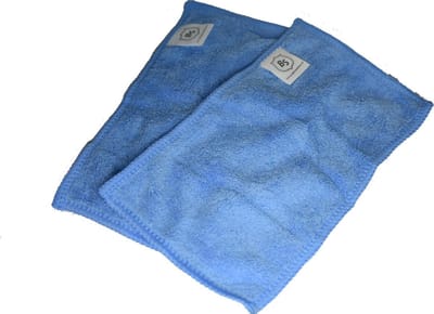 2x Nano brillen doekje blauw Brightandshine - brilreiniging - Nano reiniging - brillendoek - nanodoek - brilpoetsdoekjes - wonderdoek - toverdoek