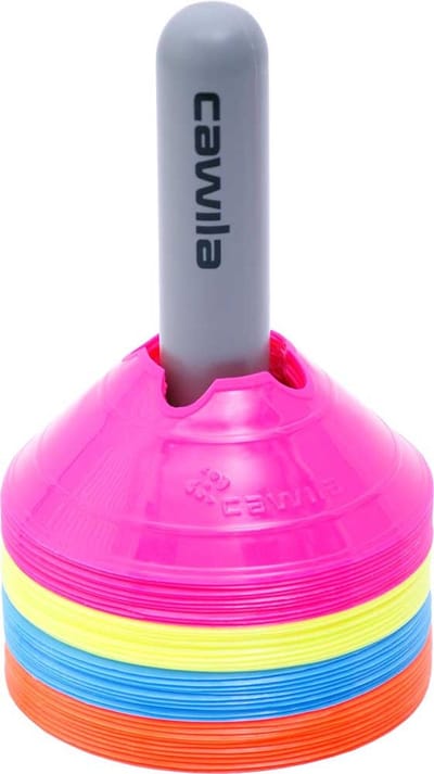 Trainingshoedjes Cawila set 40 stuks - Neon | Markeringshoedjes