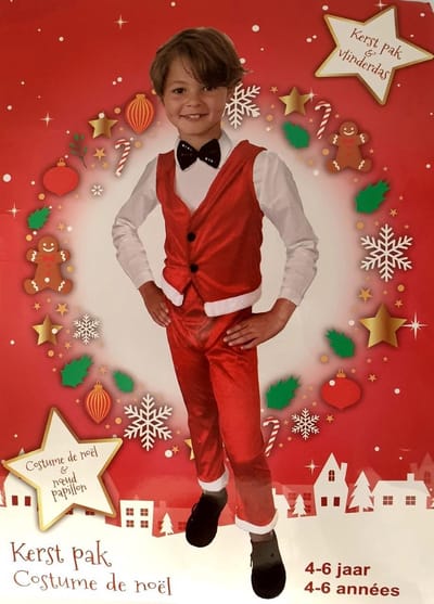 3-delig Kerstpak kinderen 4-6 jaar