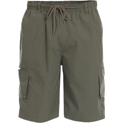 Duke Heren D555 Nick Cargo Shorts met Elastische Taille M kaki