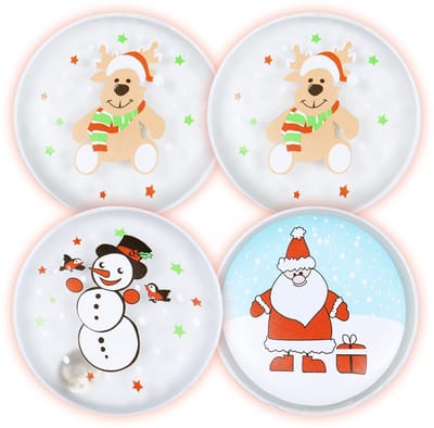 Dailygoods- Zakwarmer Herbruikbaar - Set van 4 Handwarmers - Perfect voor Kinderen - Duurzaam Cadeau - Ideaal voor Kerstmis - Geschikt voor Adventskalender - Handwarmer