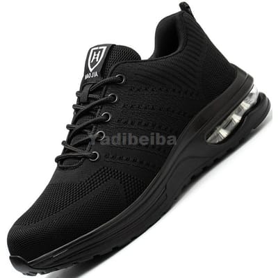 Veiligheidsschoenen Heren Dames Werk Veiligheidsschoenen Stalen Neus Kevlar Lekvrij Luchtkussen Sneakers Lichte Mode Werkschoenen Unisex 41