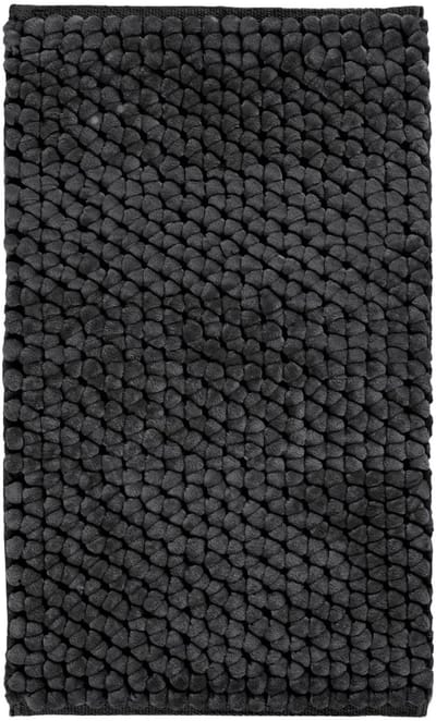 Onyx Badmat Dark Grey | 80 x 160 cm | Donkergrijs | Polyester / Katoen