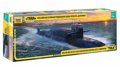 Zvezda Modelbouwpakket Militaire voertuigen - 9062 Delfin (Delta IV) Class Russian nuclear ballistic submarine -TULA- Plastic - 1:350 - Modelbouw