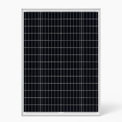 Monokristallijn zonnepaneel - Zonnecel energie - Energie opwekken - 50 Watt vermogen - 70 x 54 cm - Diverse kleuren