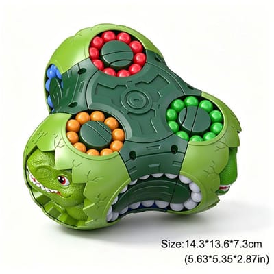 3D Roterende Magische Bonen Puzzels Speelgoed Voor Kinderen 360° Draaiende Kralen Breinbreker Spel Educatieve Fidget Spinner Voor Focus&Stressverlichting