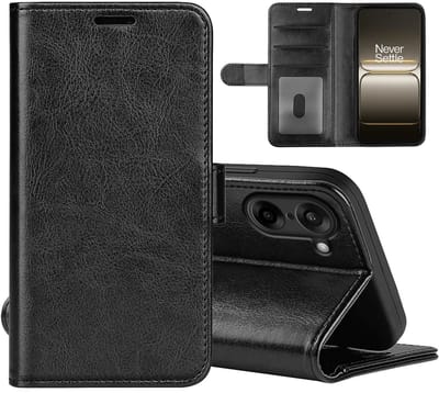 MobyDefend Hoesje - Geschikt voor OnePlus Nord CE 5 - Wallet Book Case (Sluiting Achterkant) - Zwart