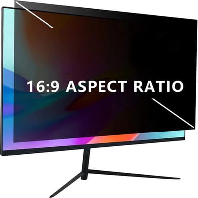 25" Computer Privacy Screen Filter, 16:9 Aspect Ratio Removable Anti-glare Blue Light UV Protection Eye Protection Film for Widescreen Computer Monitors for Data