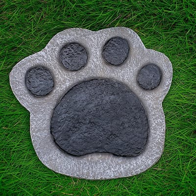 Tuin Stapsteen - Berenpoot Decoratie - Pad Verfraaien - Duurzaam Hars Materiaal - 45 x 50cm