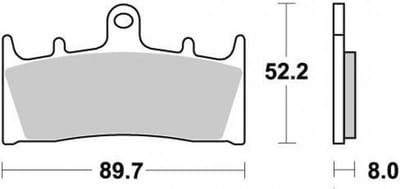 Ap Racing-remblok voor Suzuki 750 GSX-R 1994 tot 1999 AVG/AVD nieuw