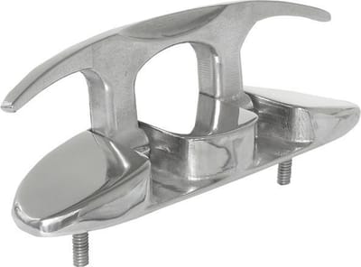 Talamex opvouwbare RVS Cleat 114mm x 38mm schroefmontage