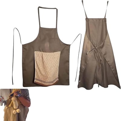 Keukenschort - Schort met geheime zak - BBQ-schort - grappig creatief schort voor mannen - grappig kookschort - Cadeau voor hem - Vaderdag