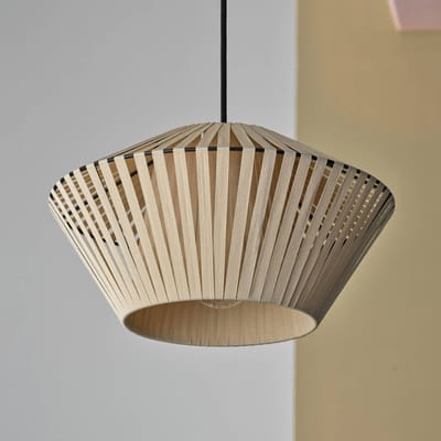 OSRAM DECOR Stripes Hanglamp E27 Beige 305mm, Hanglamp gemaakt van staal en polyester met streepontwerp