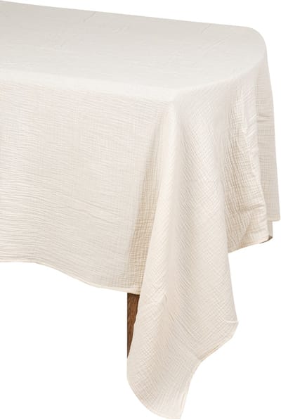 ARTYFETES - Crème katoenen gaas tafelkleed 130 x 240 cm Boheemse stijl
