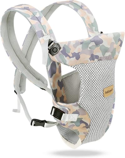 Lichtgewicht Ademende 4-in-1 Ergonomische Babydrager voor Pasgeborenen tot Peuters
