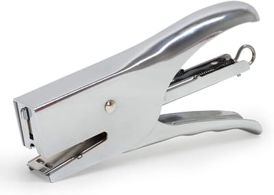 Compacte metalen nietmachine voor 25 vellen | Ergonomisch en verchroomd