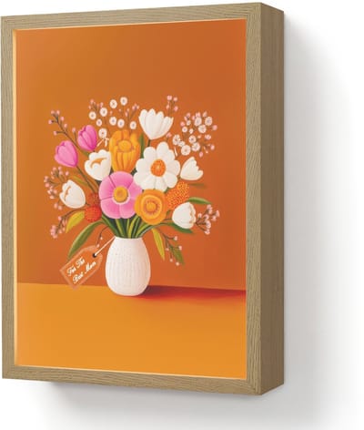 Vaas - Bloemen - Oranje