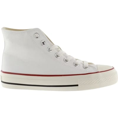 Damestrainers van canvas met mid-top: Victoria Tribu brillo