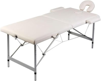 Thuys – Massagetafel Hoeslaken – Massagetafel – Inklapbaar – 186cm x 69cm x 81cm – Wit