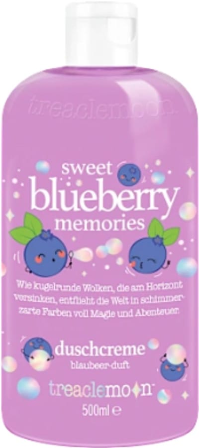 Zomer Douchegel Sweet Blueberry Memories - Treaclemoon | 1x500 ml | Verzorgende Douchegel | Verzorgingsproducten Zomer Limited Edition 2026