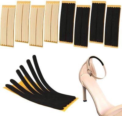 Dailygoods- Hiel Grips - 48 Stuks - Antislip Voeringen - Zelfklevende Kussen Inserts - Voetbeschermers - Stoppen Uitglijden - Schoenpads