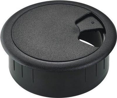 Kabeldoorvoer zwart 60mm