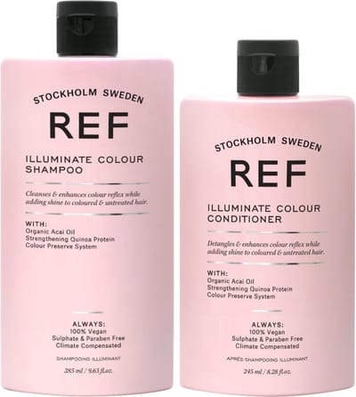 REF Stockholm - Illuminate Colour Set Shampoo 285ml + Conditioner 245ml - Ieder Haartype