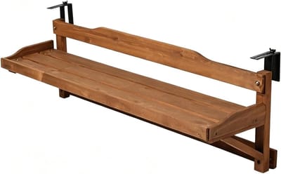 Draagbare Bartafel - Inklapbaar Hout - Buiten Genieten - Verstelbare Haken - 150cm Lengte - Natuurlijk Hout