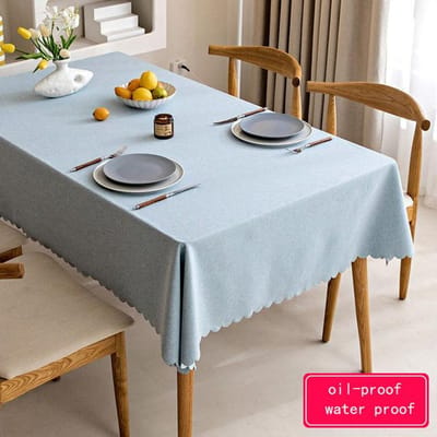 Rechthoekig Tafelkleed Oliebestendig Waterdicht Vuilafstotend Hoes Buiten Eettafel Kleed 140x220cm